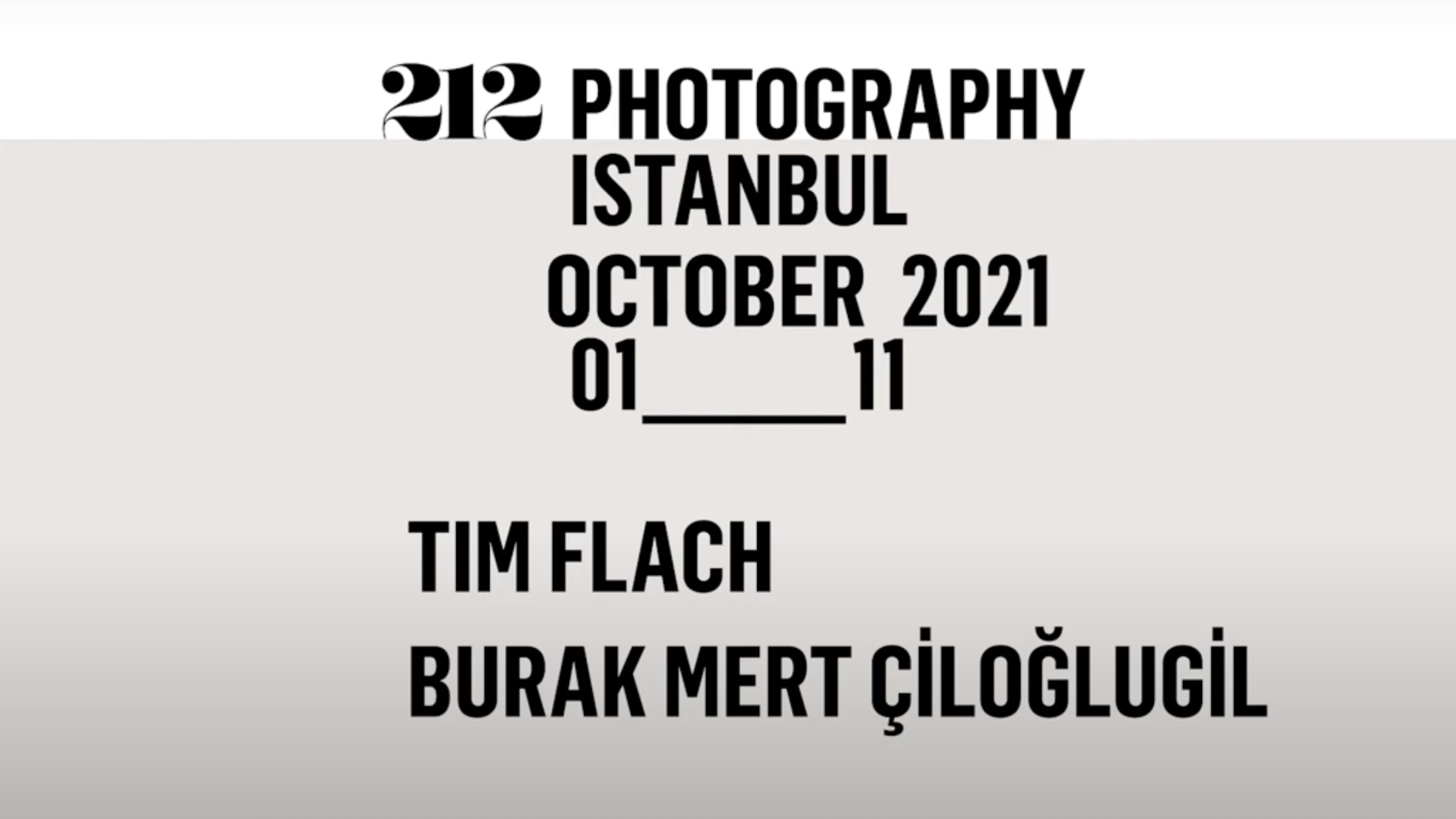 Conversation with Tim Flach for 212 Photography Istanbul